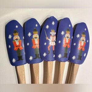 NWT Rifle Paper Co Anthropologie Spatula - Nutcracker & Mouse King-Set of 5